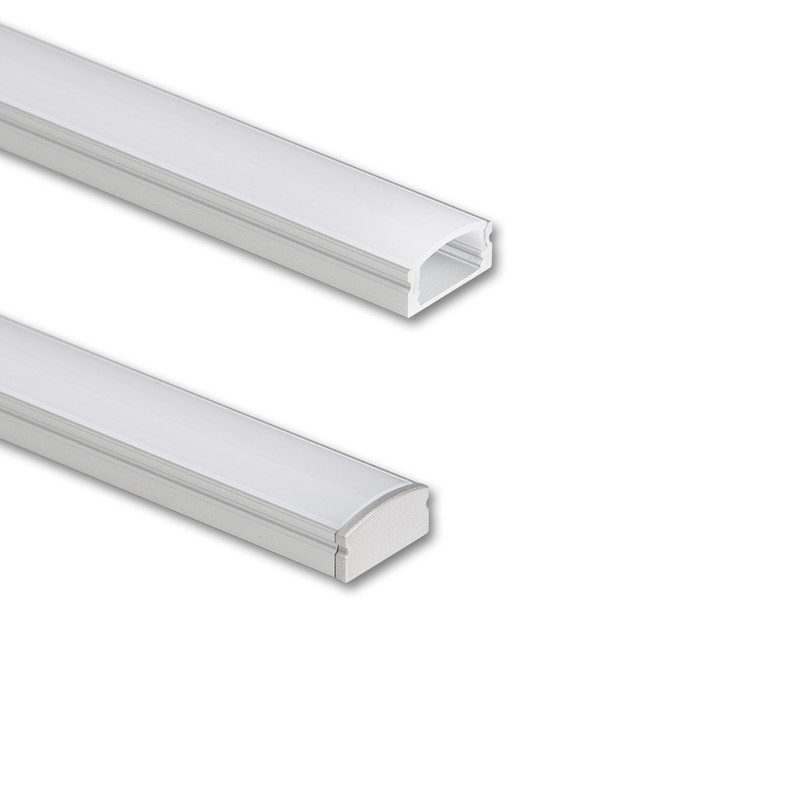 Profil přisazený MC LED PH2, 17x7mm, včetně mléčného difuzoru, 2m