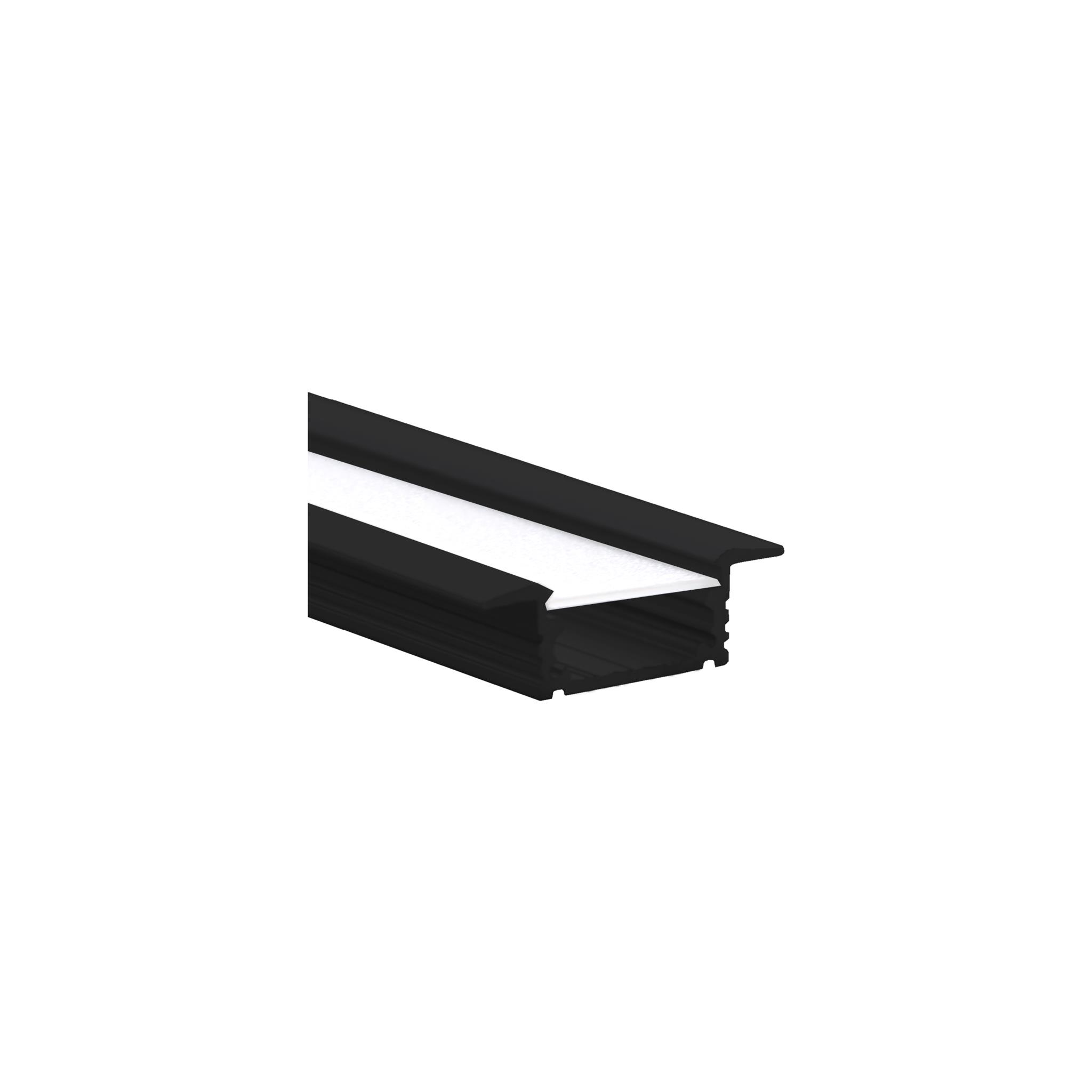 Hliníkový profil pro LED pásek LED-POL Profil Uni IN Black 2M