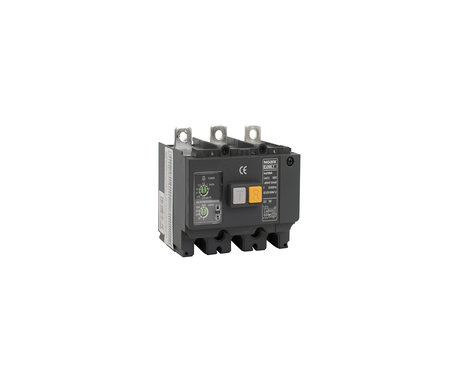Jistič kompaktní NOARK 114689 Ex9ML2 3P A RCD1 EU Modul RCCB pro rám MCCB velikost Ex9M2, 3 póly, A