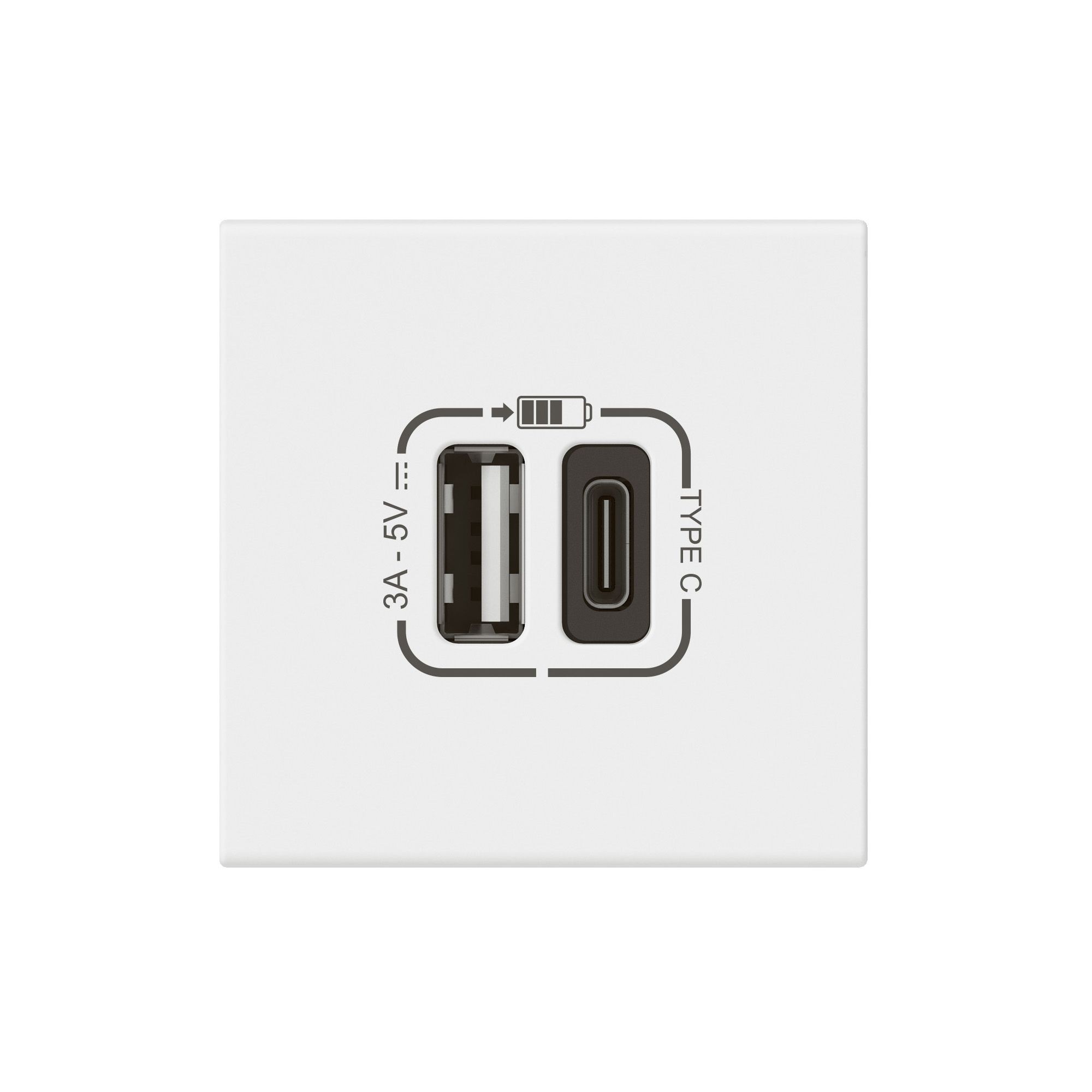 LEG 077570L MOSN NABÍJ.USB A+C 15W BÍLÁ
