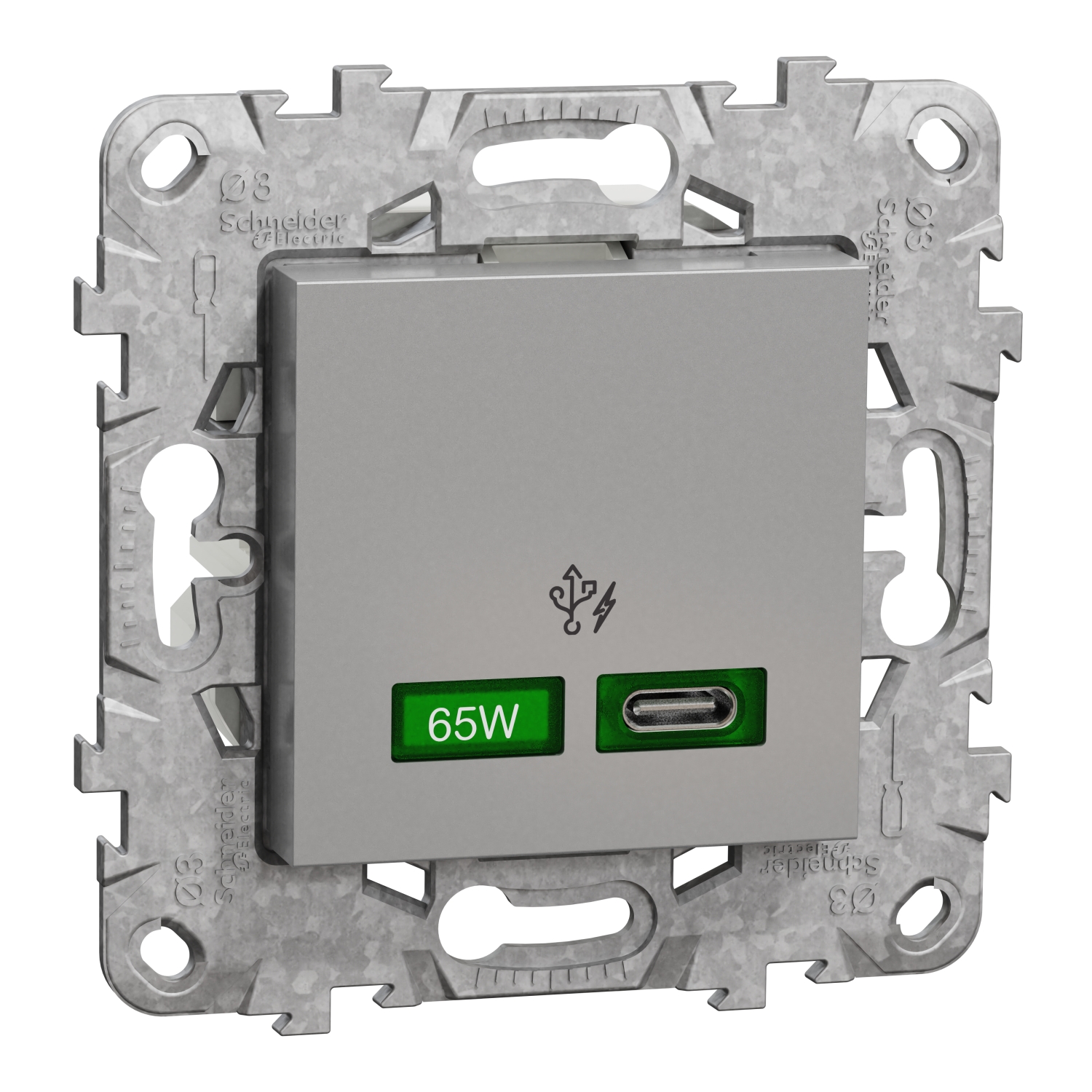 SCHN NU501430 Nabíjecí konektor USB C (65W), Aluminium