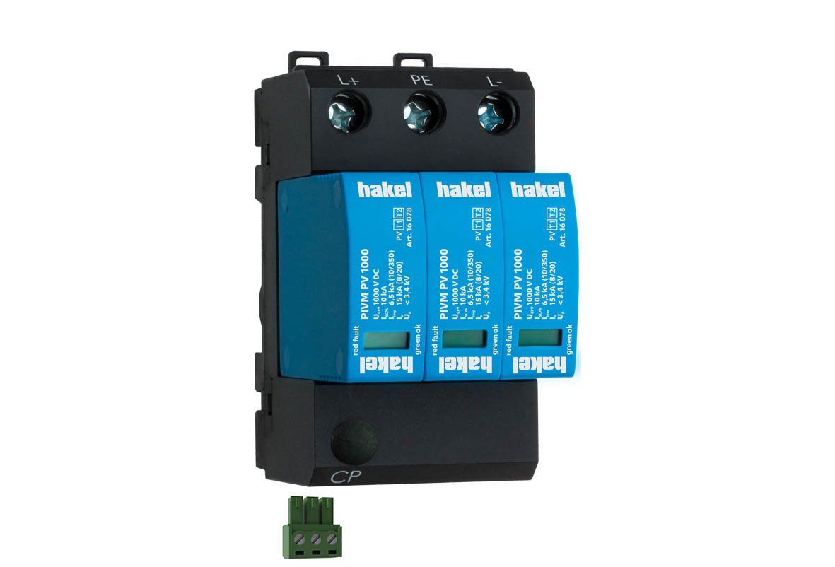 HAKEL 16077 PIVM PV 1000 DS Vseries SPD typ 1+2 PV