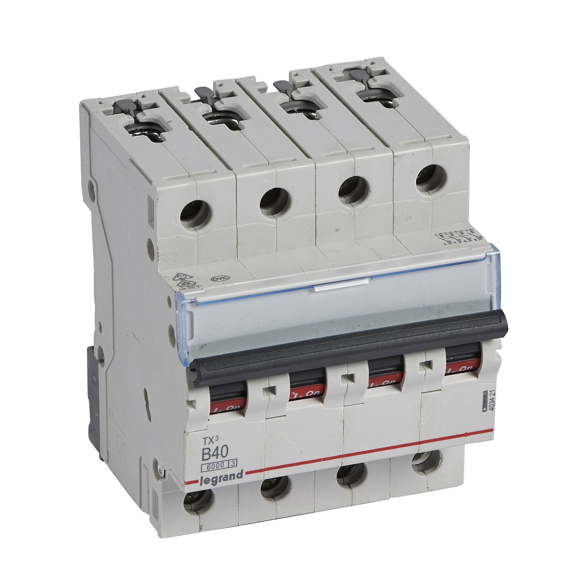 Jistič čtyřpolový LEGRAND 403421 TX3 4P B40 6000A
