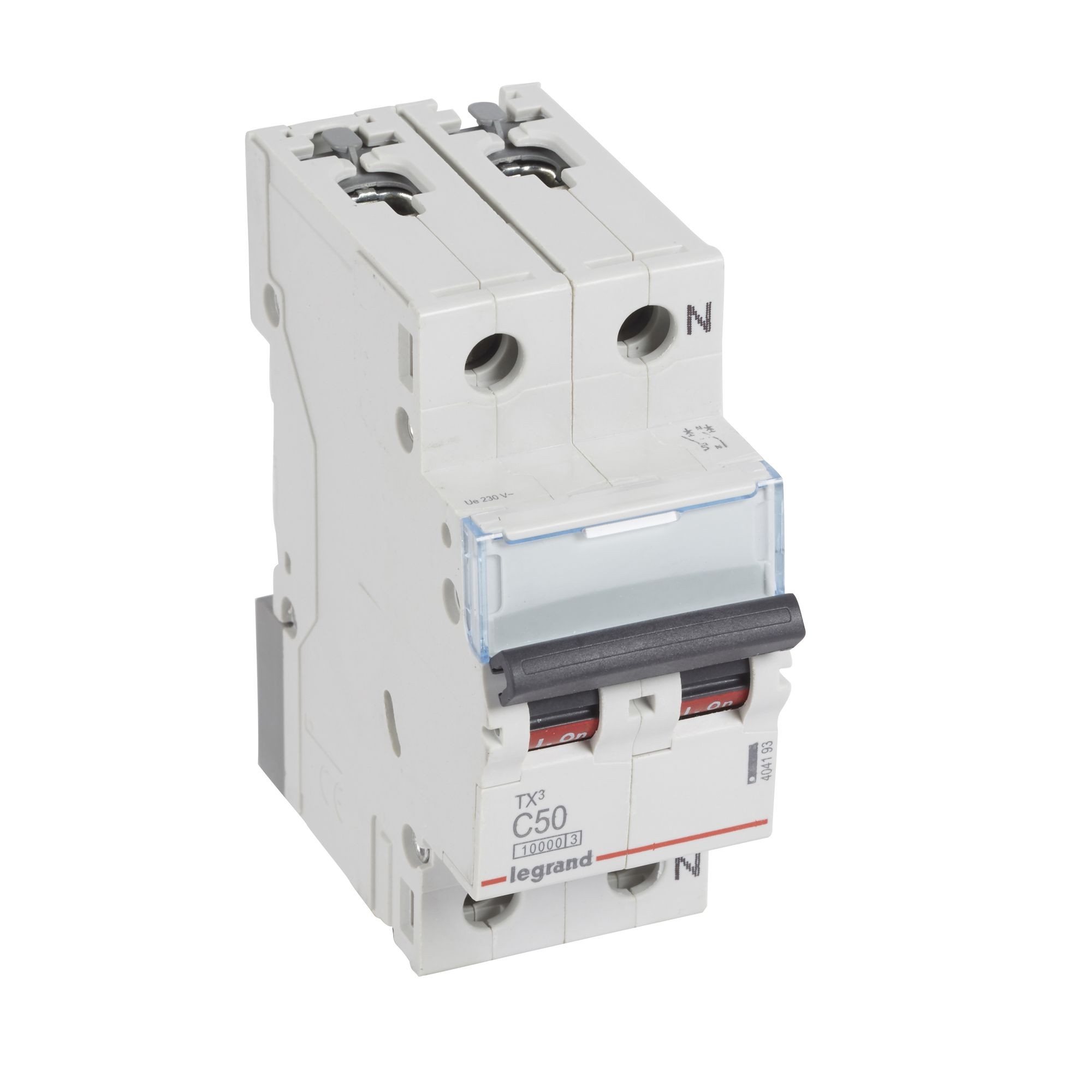 Jistič dvoupolový LEGRAND 404193 TX3 1+N C50 10000A
