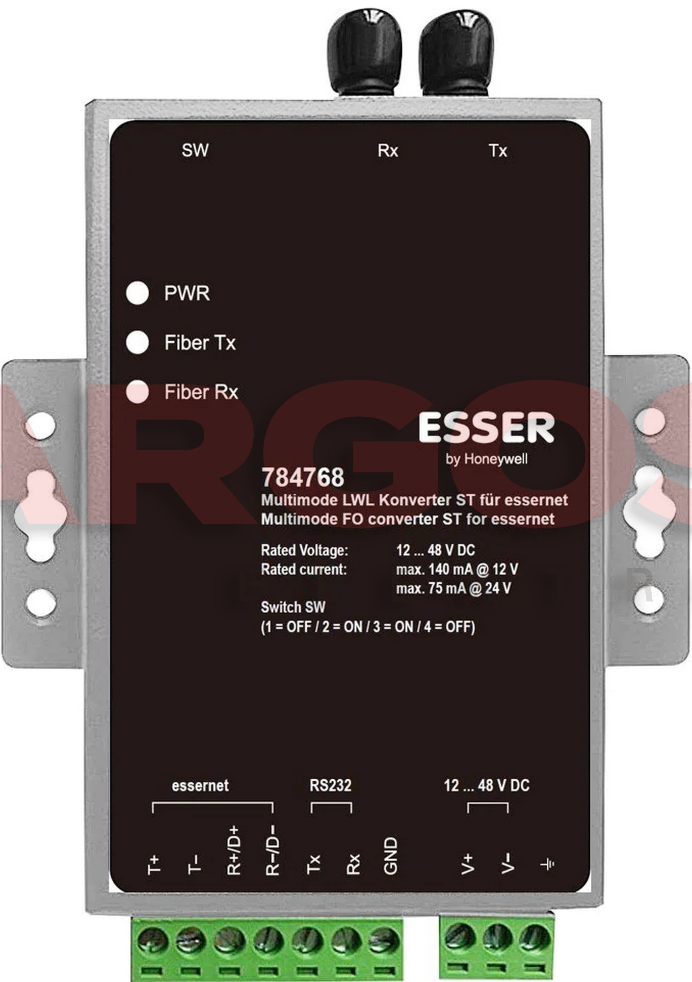 ESSER 784768 Optopřevodnik pro essernet multimode, ST