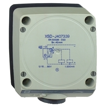 SCHN XSDH407339 Indukční čidlo kvádrové RP 0,54kč/ks