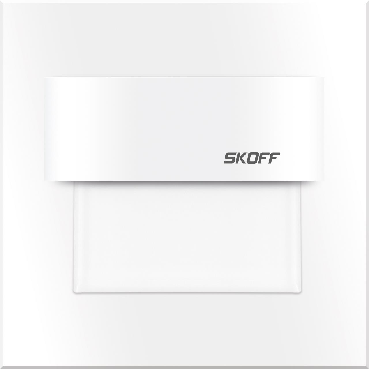 Orientační LED svítidlo SKOFF Tango 3000K 0,8W 10 V DC IP66 bílá