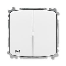 ABB 3559A-A52940 B Přepínač dvojitý střídavý, s krytem, řazení 6+6, IP44, bezšroubové svorky 25-IPx