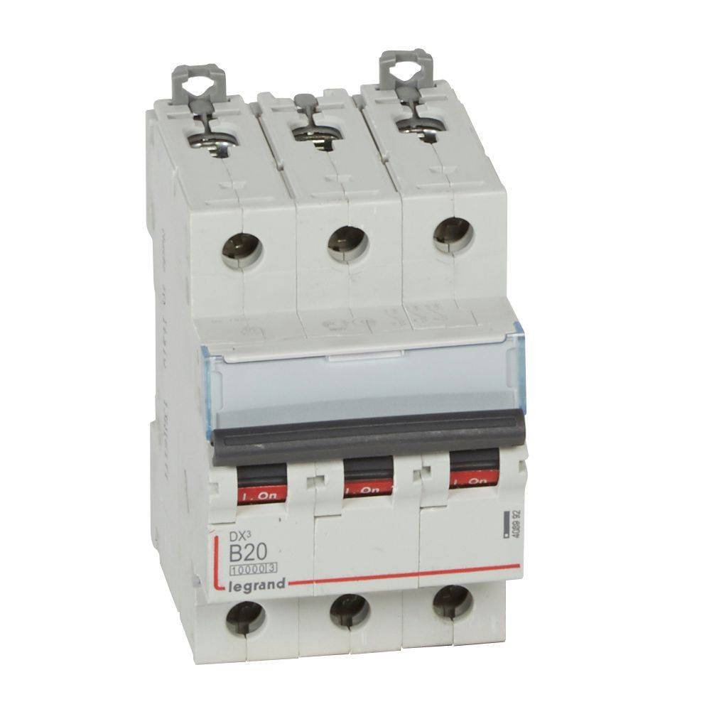 Jistič třípolový LEGRAND 408992 DX3 3P B20 10000A/16KA