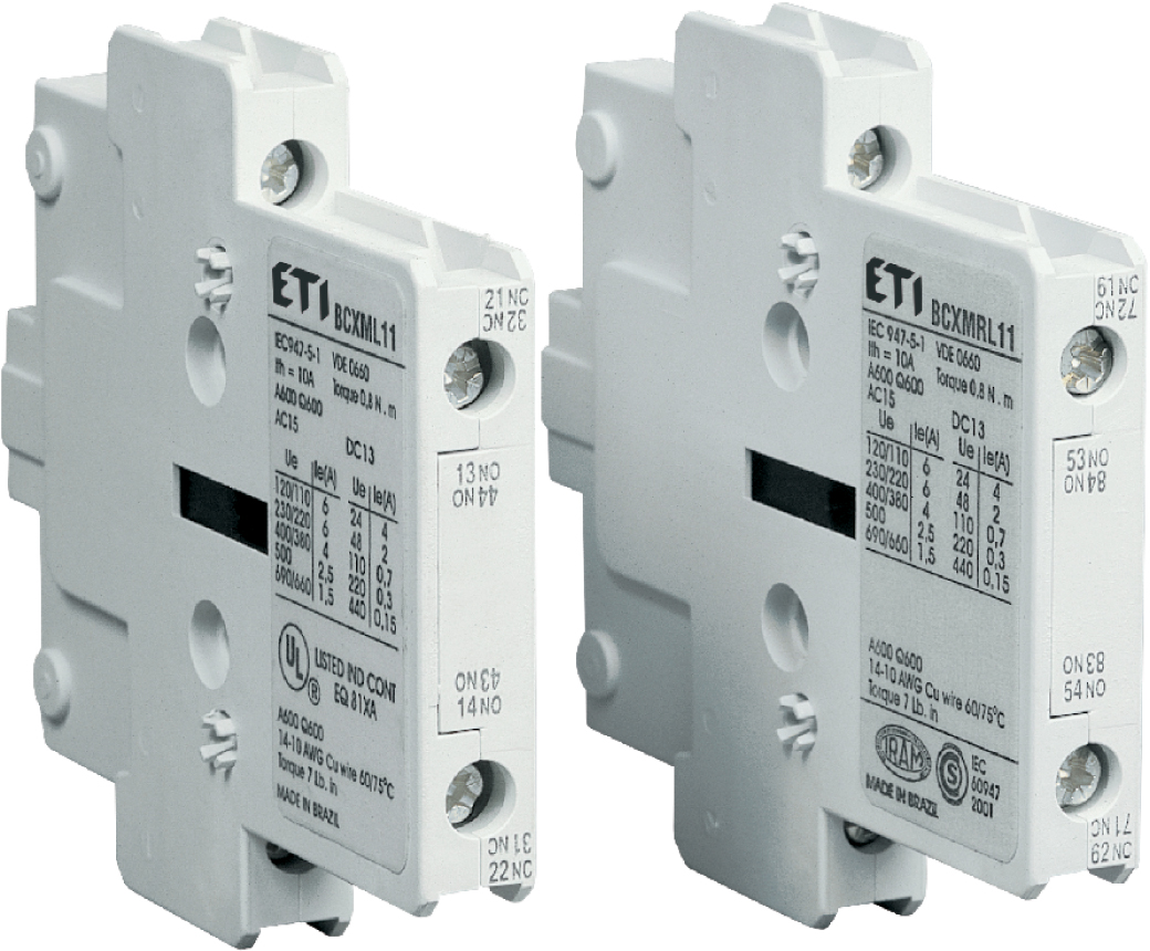 ETI 004645520 pomocné kontakty, BCXMRLE 20 (2NO)