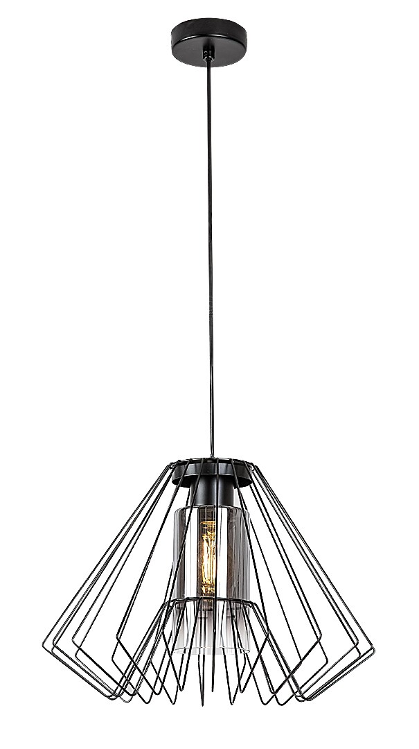 Závěsné svítidlo Emerencia černá E27 1×40W RABALUX 72372