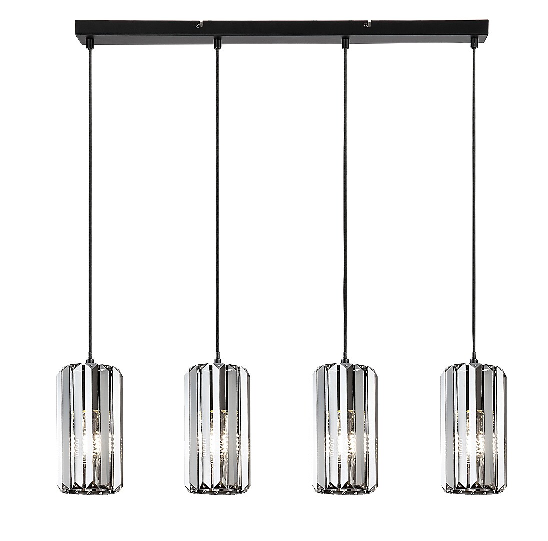Závěsné svítidlo Veness matná černá E27 4×40W RABALUX 72256