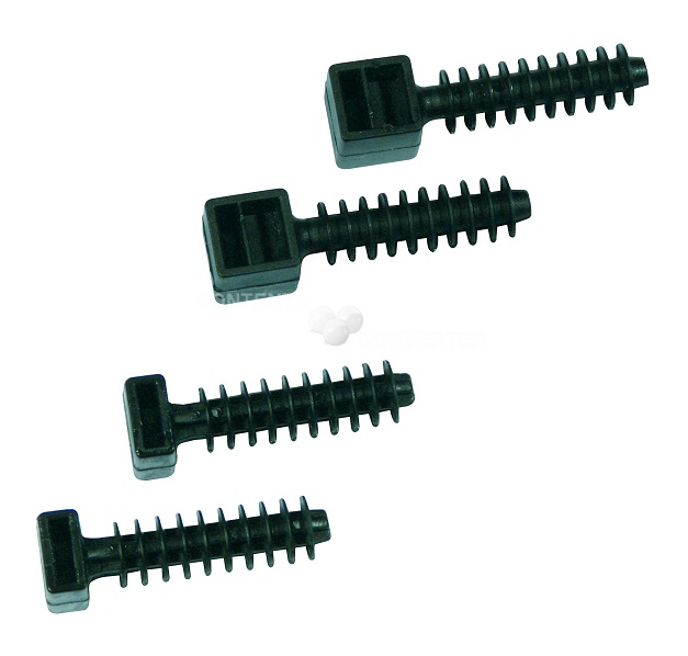 GPH VCZ 9/50 Příchytka na váz. pásky š=9mm