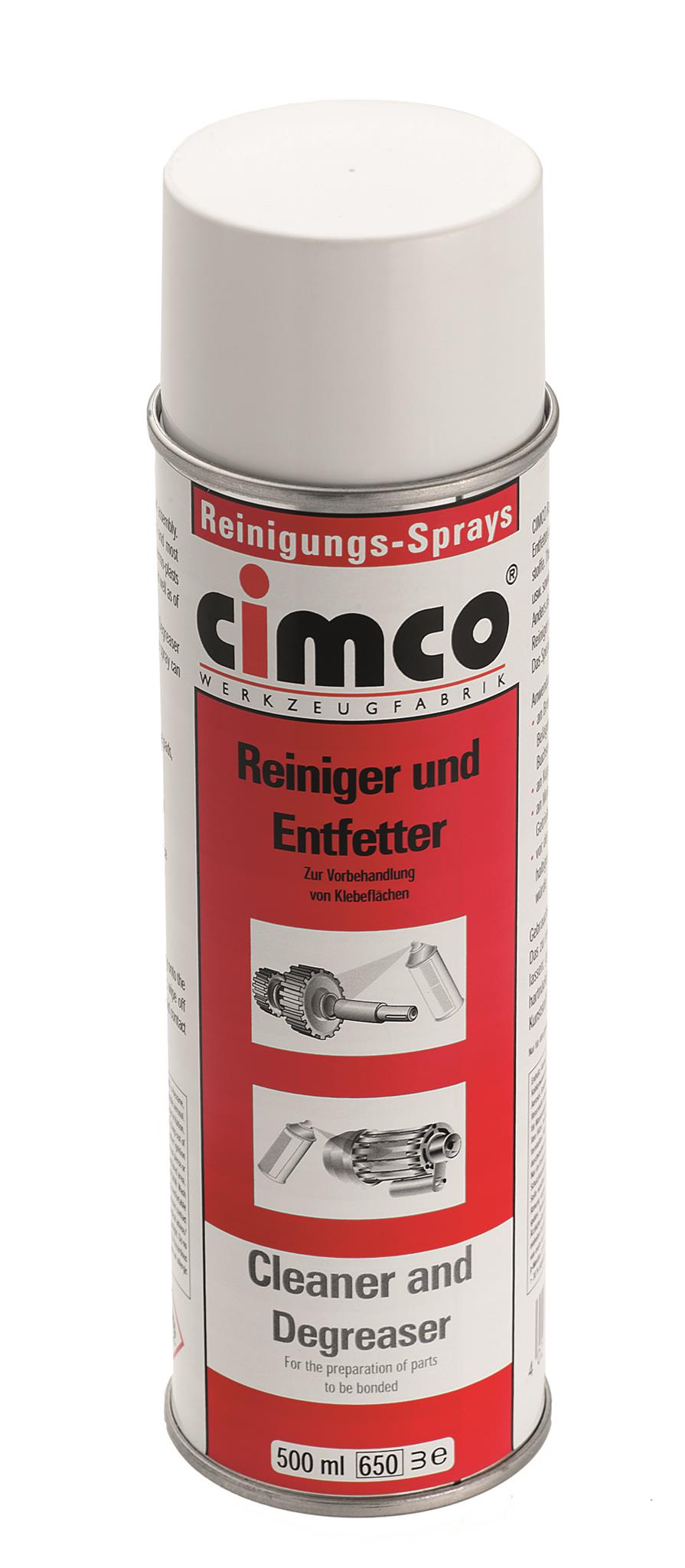 CIMCO 151150 Čistící a odmašťovací sprej S (500 ml)