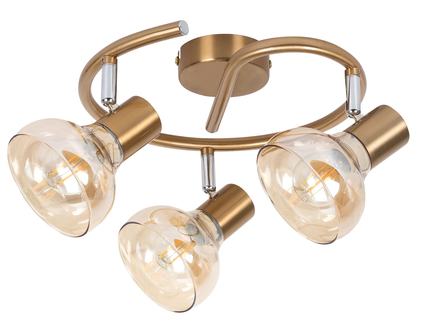 Bodové svítidlo Holly antická zlatá E14 3×40W RABALUX 5549