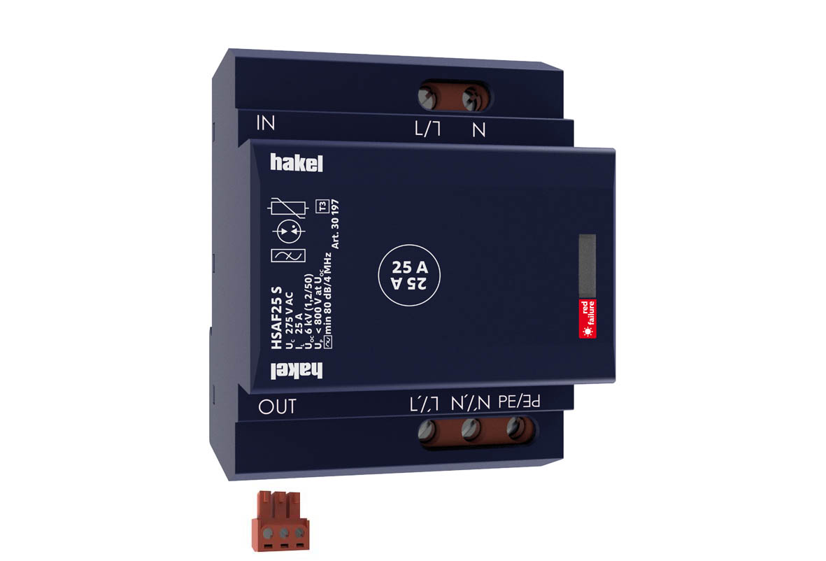 HAKEL 30197 HSAF25 S SPD typ 3 s VF filtrem