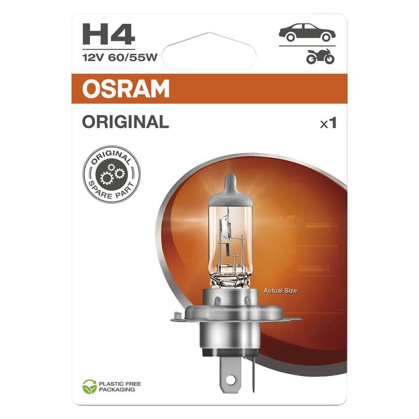 OSRAM Autožárovka Original Line H4, 60/55W, 12V, 1 ks (BLI ECO)