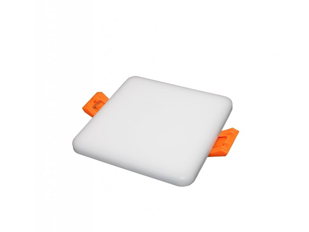 DAM Vestavné svítidlo LED WALED 18W 1550lm 4000K IP66  PF>0.9 185x185x20mm hranaté bílá
