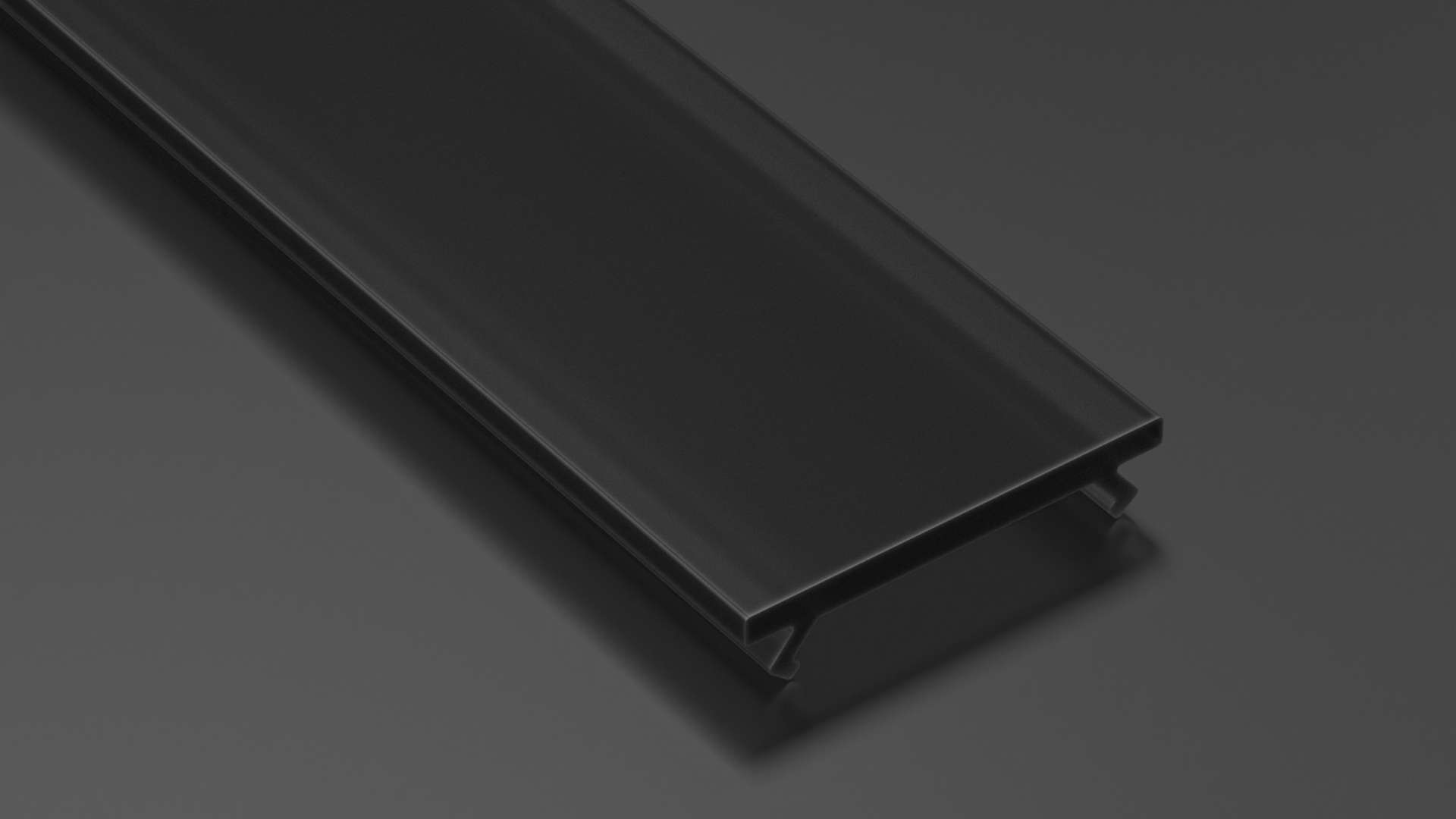 Difuzor GREENLUX CV-PROFIL BASIC v2 PMMA černá 2M (11-2217-20)