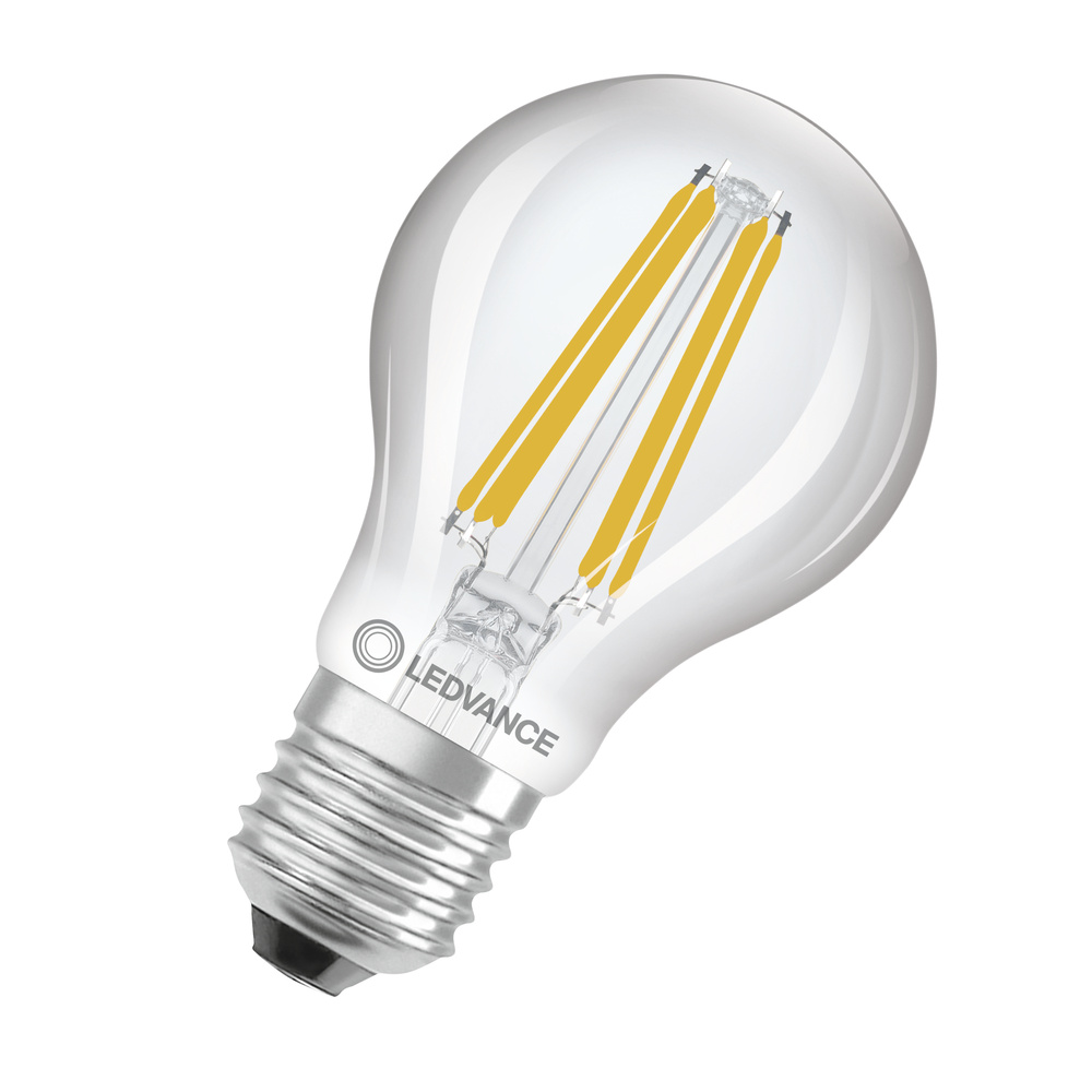 LED žárovka LEDVANCE LEDCLA100EELA 7.2W 830 FILCL E27 S, čiřá