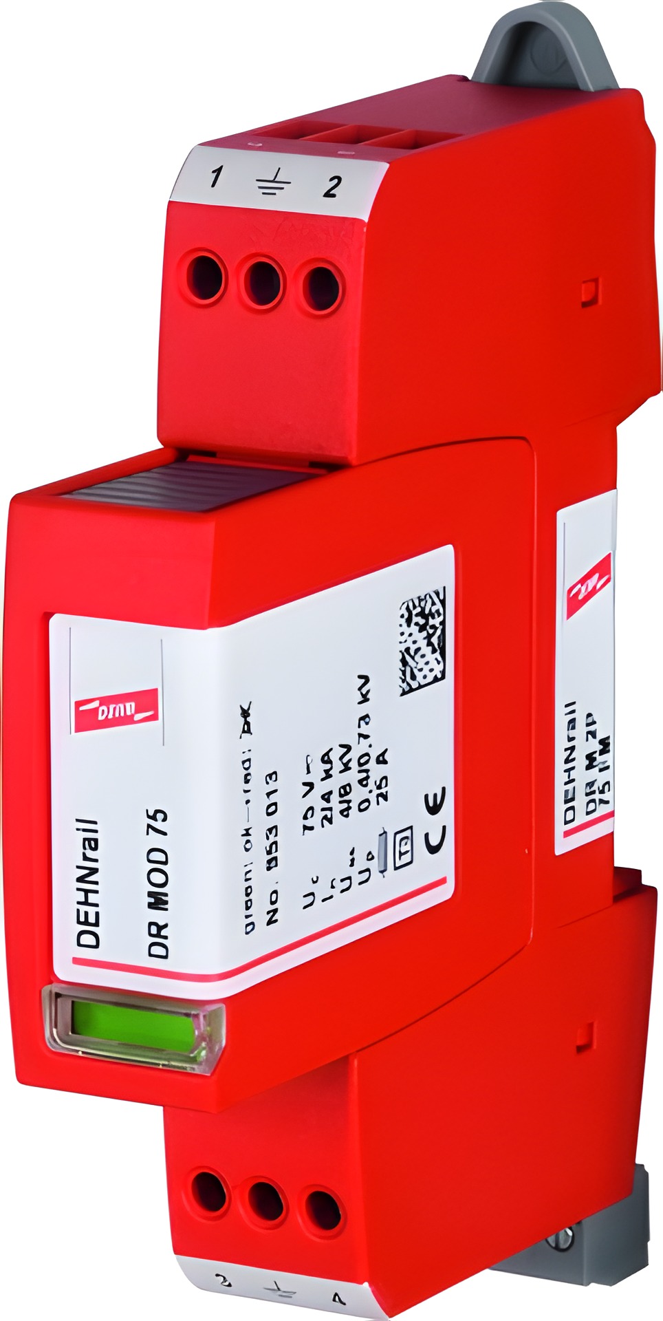 DEHN 953208 Svodič přepětí rail M FM 2-pólový, 75V, s modulem dálkové signalizace DEHN DEHN