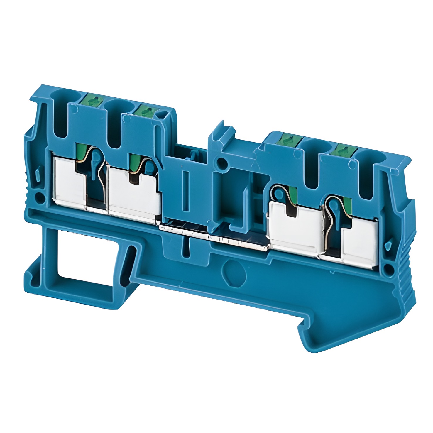 SCHN NSYTRP24BL Push-in svorka, 4 body, 2,5mm2, modrá (obj. mn. 50ks)