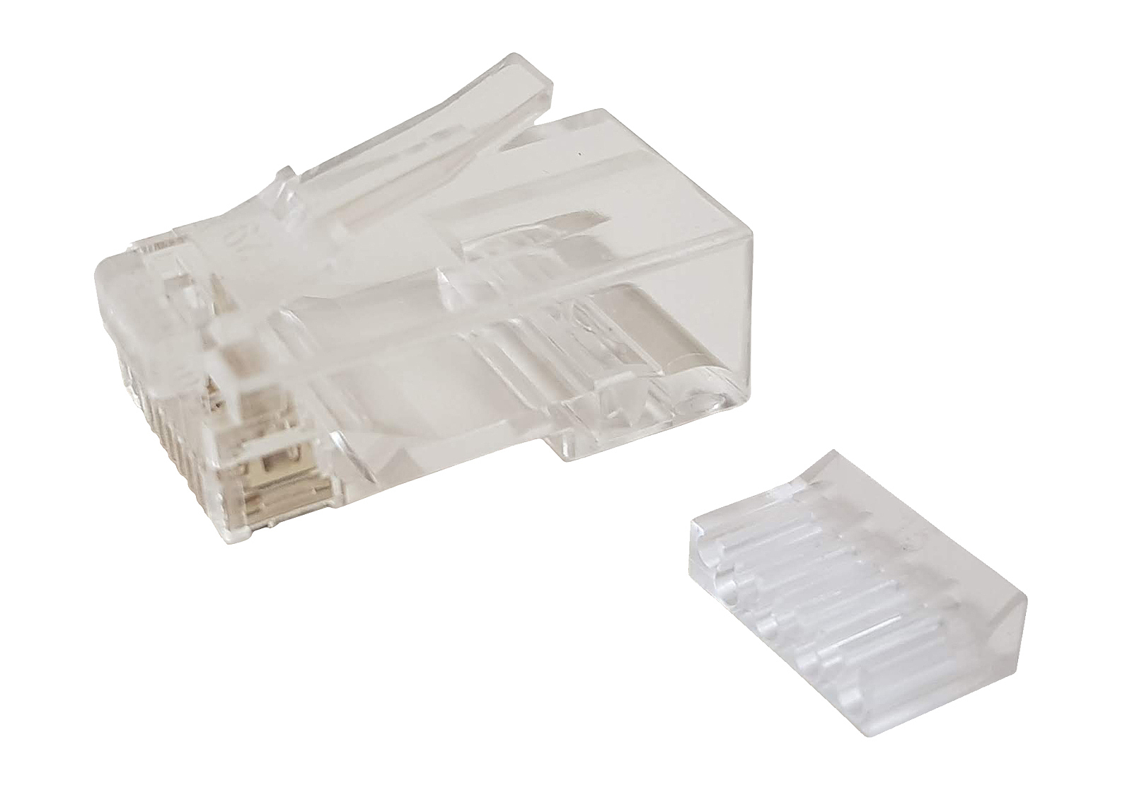 Konektor datový SOLARIX KRJ45/6, CAT6, UTP, RJ45, skládaný, nestíněný na licnu