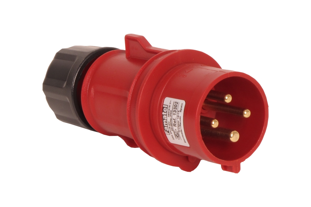 FAM Vidlice 13302 IP44/400V/32A/4P 6h - SpeedPRO