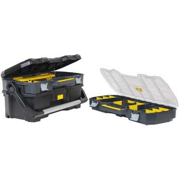 Dílenská přepravka s vrchním organizérem 24”