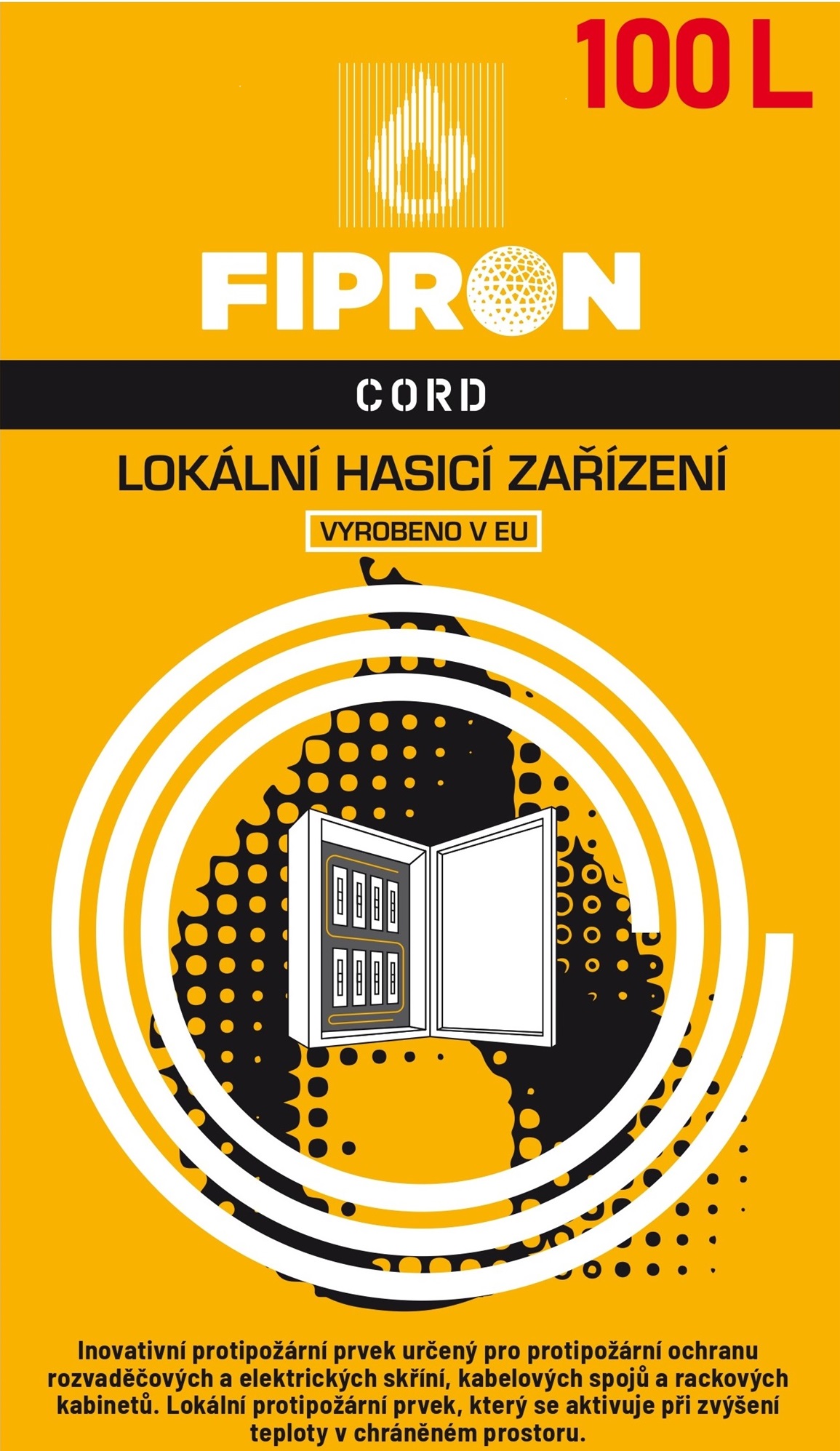 FIRESI FIPRON CORD 100L balení pro ochranu prostoru do objemu