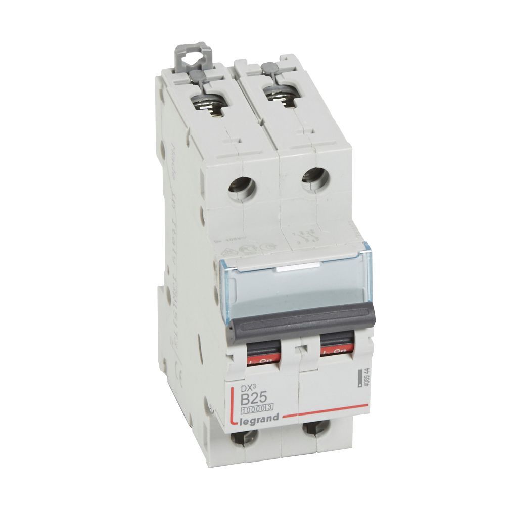 Jistič dvoupolový LEGRAND 408944 DX3 2P B25 10000A/16KA