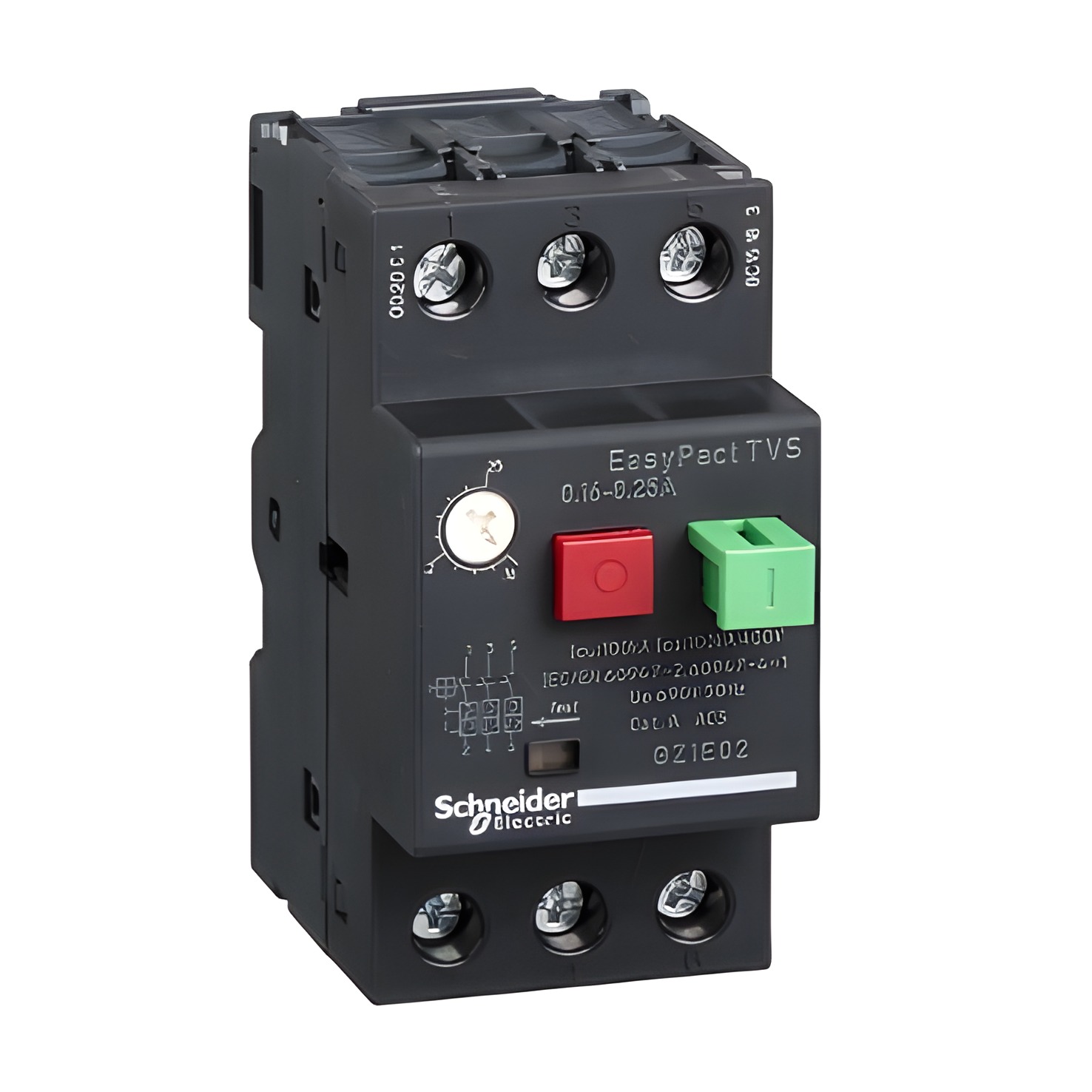 Motorový spouštěč Schneider Electric Easypact TVS 0,16-0,25A GZ1E02