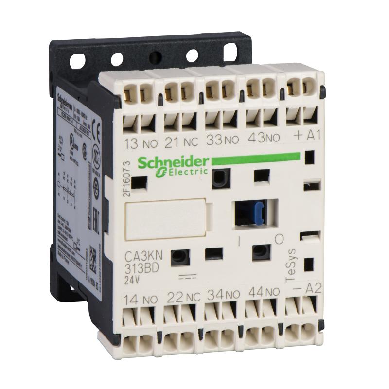 SCHN CA3KN223BD Pomocný ministykač, pruž. sv. 2+2, 24V D