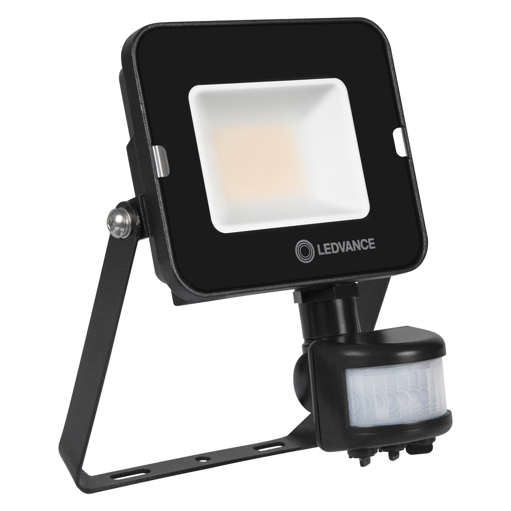 LED reflektor LEDVANCE FL COMP SEN V 20W 830 SYM 100 BK, černá