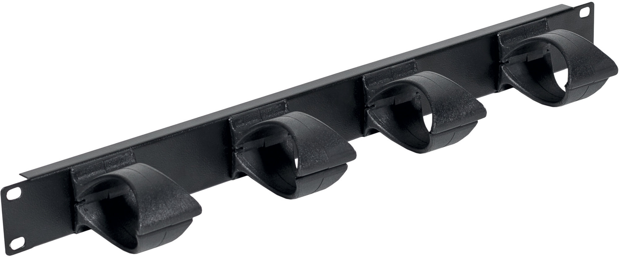 Panel vyvazovací LEGRAND EVOLINE EHPM1UP, 19", 1U, plast, černá