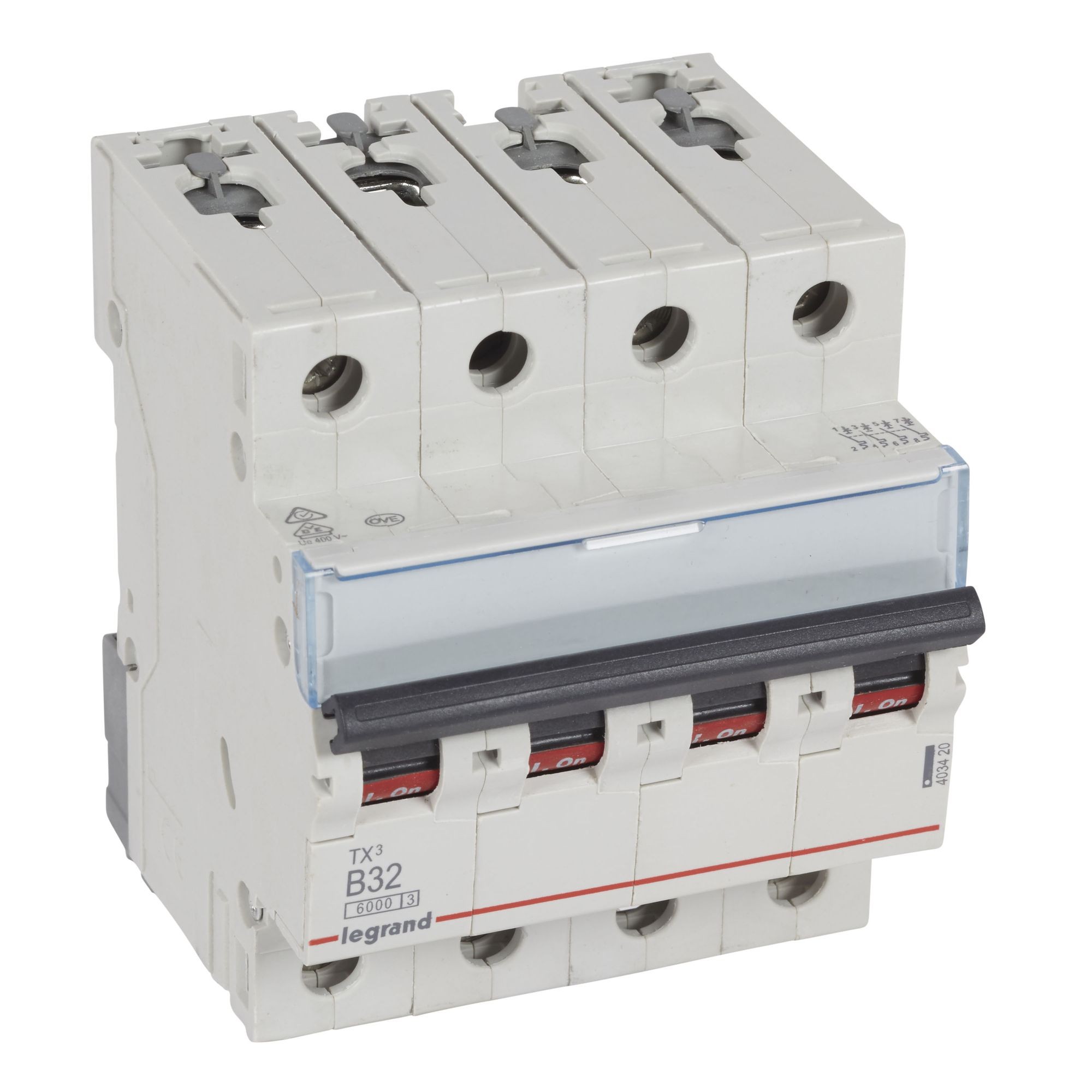Jistič čtyřpolový LEGRAND 403420 TX3 4P B32 6000A