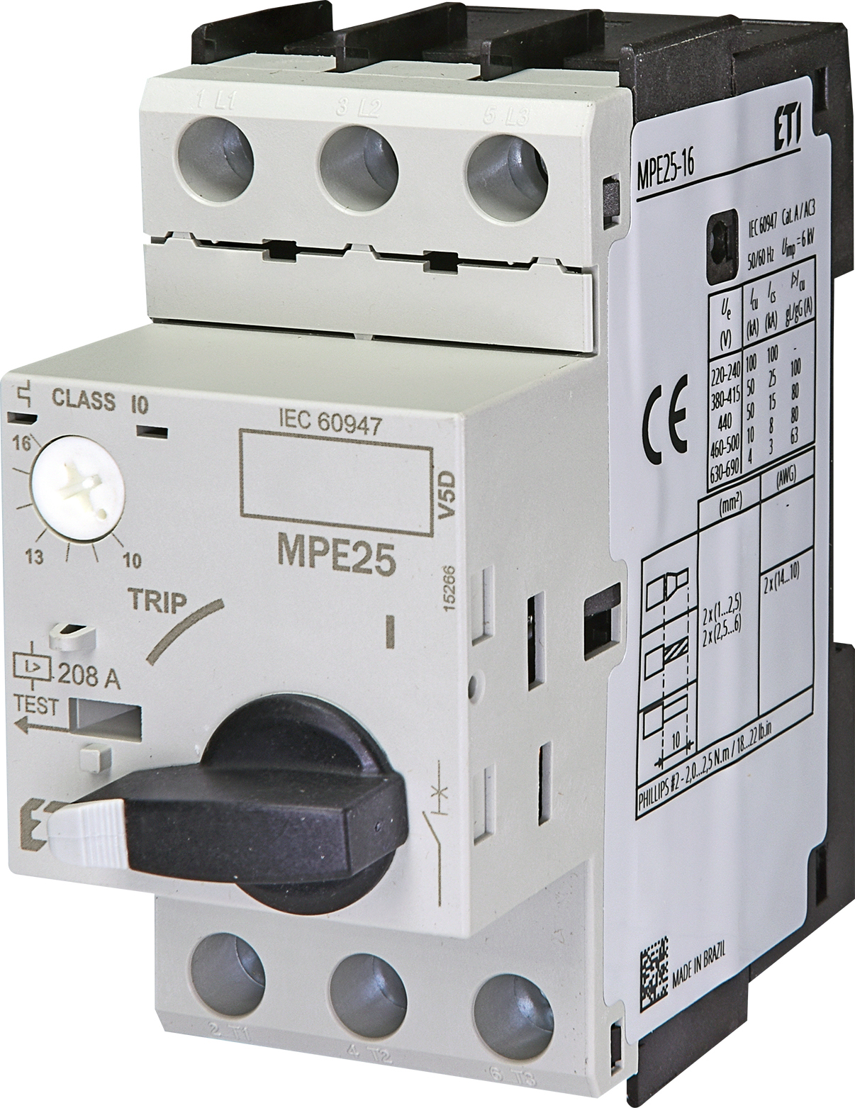 ETI 004648011 motorový spouštěč, MPE25-16