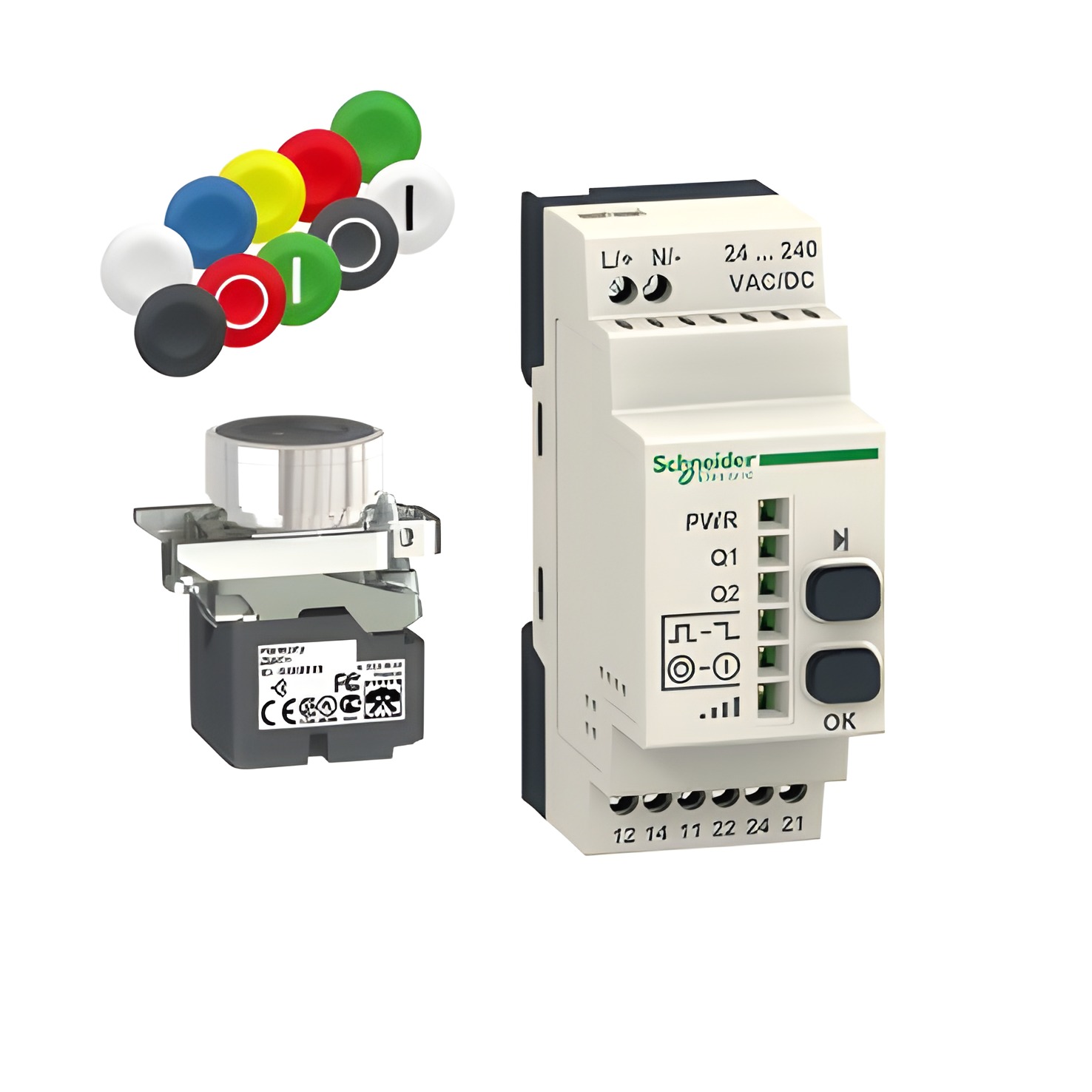 SCHN XB4RFA02 PK 22 mm XB4R, programovatelný přijímač, sada