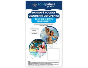 AQUAPALACE Vstupenka voda/sauna - student