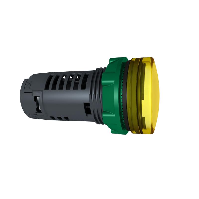 SCHN XB5EVG8 Signálka 110-120 V, žlutá