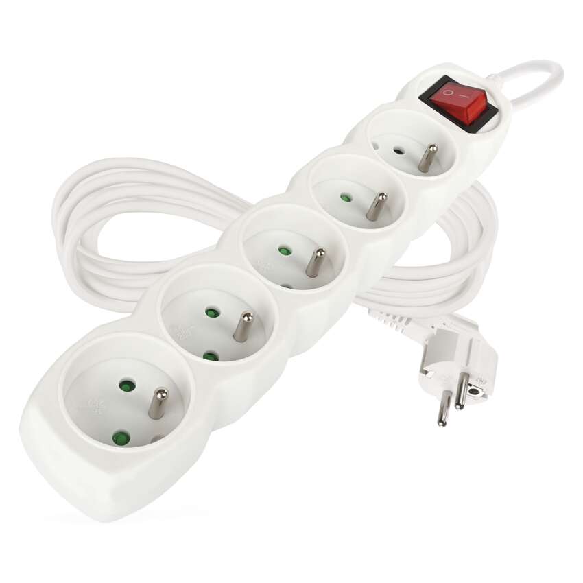 EMOS P1515R PRODLUŽKA 5Z 5M S VYP. 1,5MM