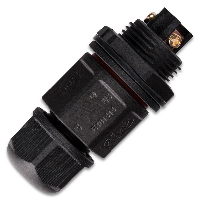 MC LED Kabelová přívodka, IP67, šroubovací, L20, 3piny