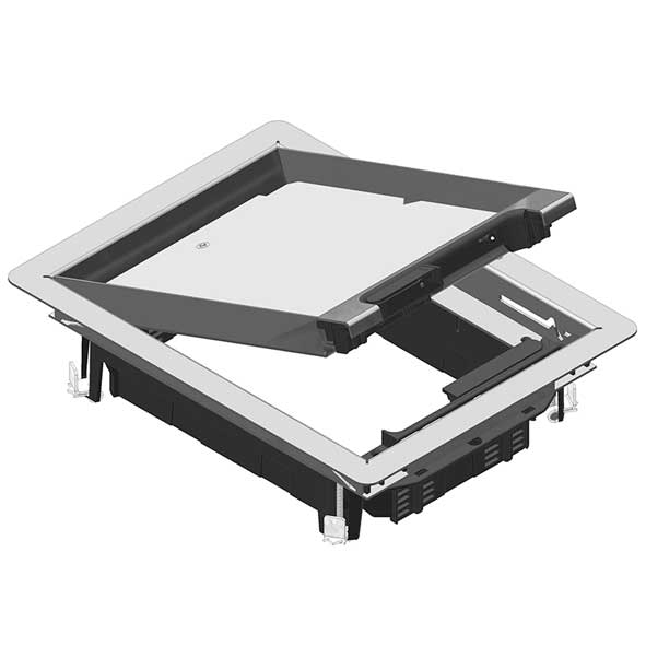 HLS HL KDVIRK2 Víko podlahové krabice, přístrojové max.8m, pro NEO box, IP 30, obdélníkové 192x267 m