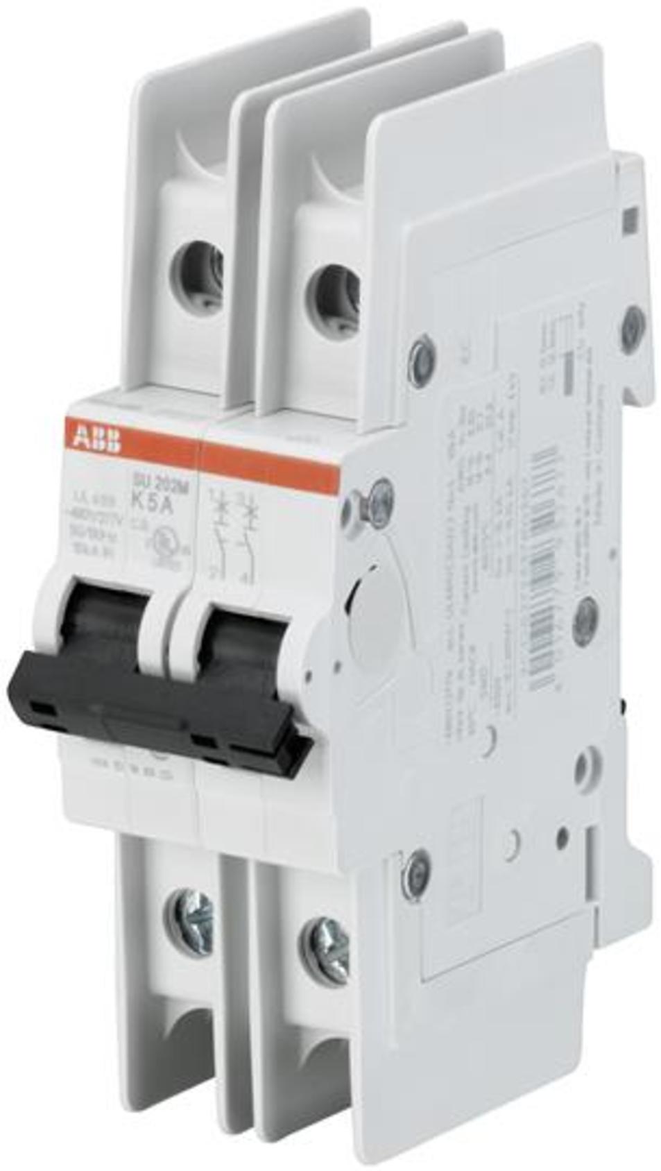 Jistič dvoupolový ABB 2CDS272337R0487 SU202M-K20e compact SU 200 SU202M-K20
