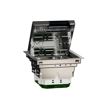 SCHN INS52121 Unica System+ - Podlahová krabice M kovová 4 moduly 45x45