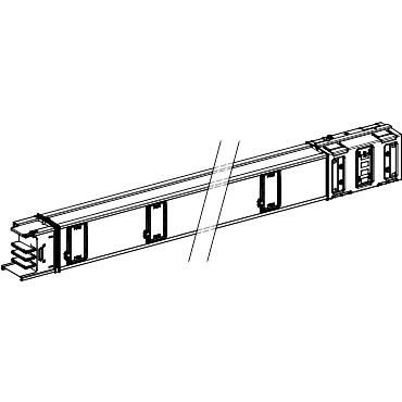 SCHN KSA800ED3306 Rovná délka distribuční 3M 800 A RP 36,08kč/ks