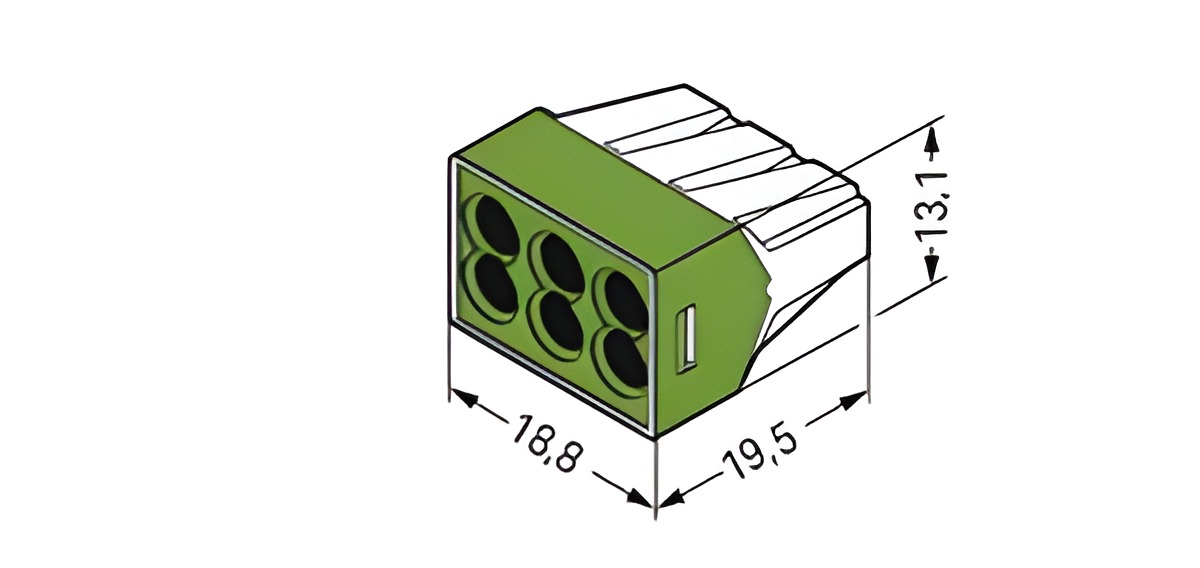 WAGO 773-116 Spojovací krabicová svorka