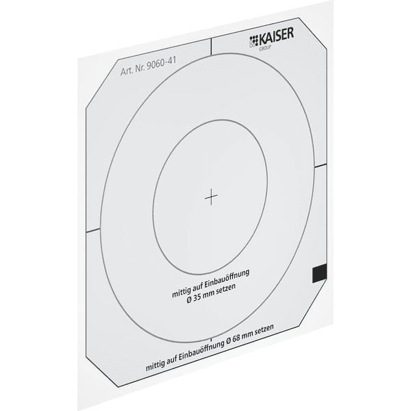SCHM KA-9060-41 Těsnící folie pro krabice, do dutých stěn pro průměr 35 mm, pro průměr 68 mm