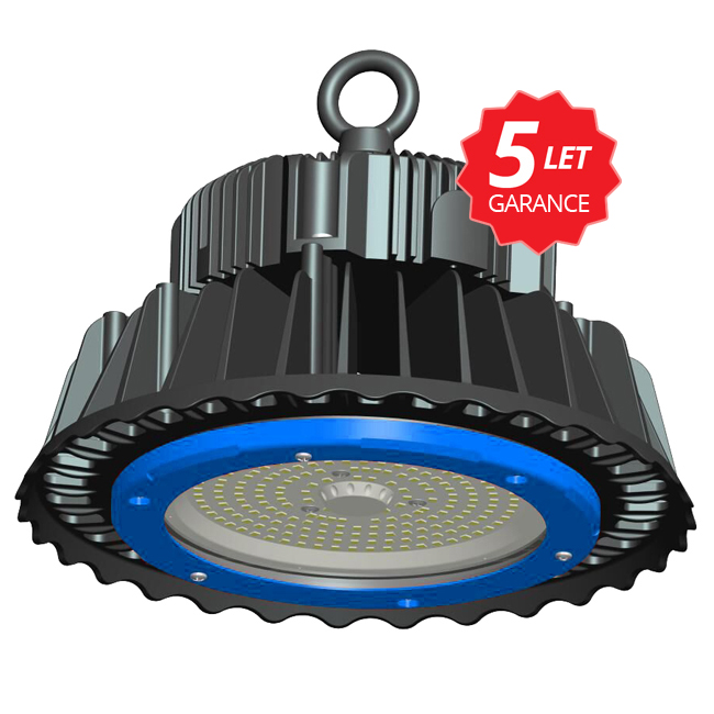 Svítidlo průmyslové ECOPLANET INDUSTRY 100W, 16000lm, 5000K, IP65, černá/modrá
