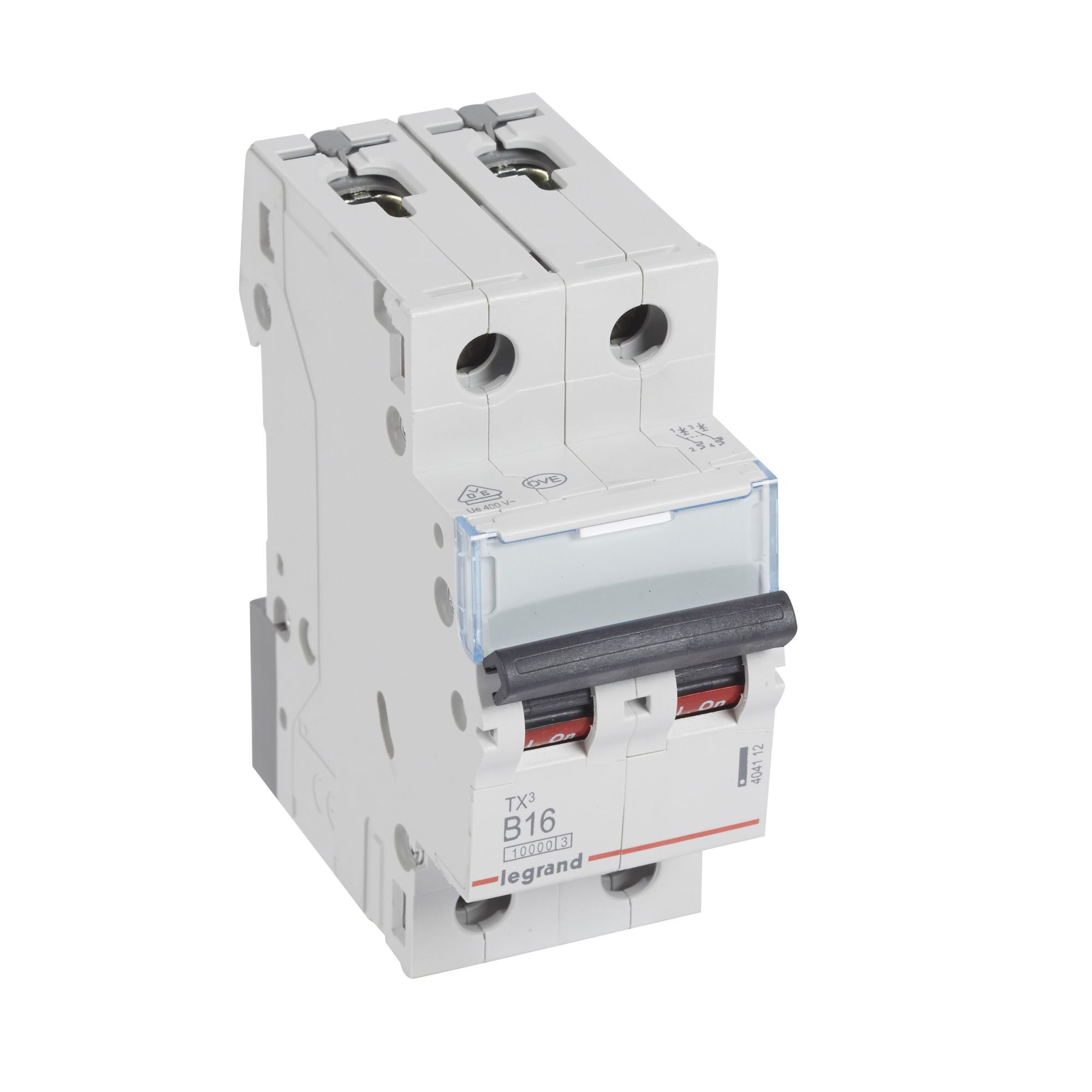 Jistič dvoupolový LEGRAND 404112 TX3 2P B16 10000A
